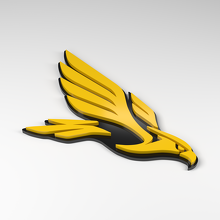 Falcon Swept Wing 3D Acryl Embleem_2