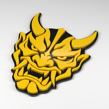 Hannya Street Mask 3D Acryl Badge_2
