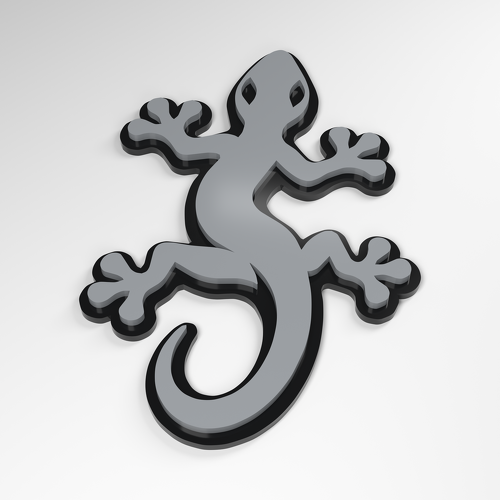 Gecko Grip 3D Acryl Badge