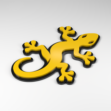Gecko Grip 3D Acryl Badge_2