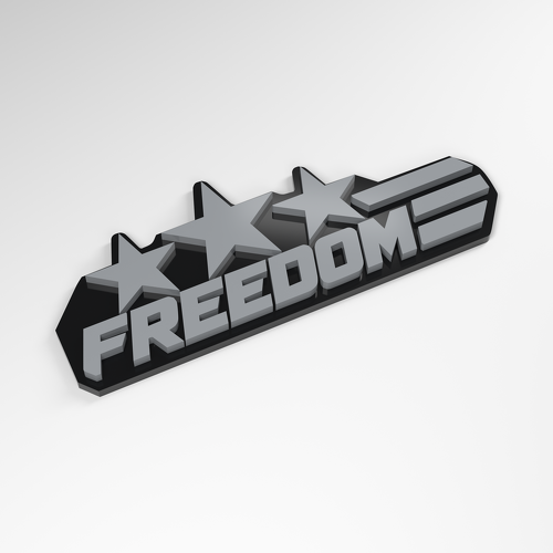 Freedom Heritage 3D Acryl Embleem