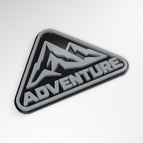 Adventure Peak 3D Acryl Embleem
