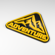 Adventure Peak 3D Acryl Embleem_2