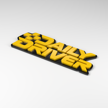 Daily Driver Checker 3D acryl embleem_2