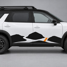Rock Creek Crossing Zijvinylsticker voor Nissan Pathfinder 2023_2