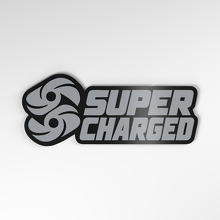 Supercharged 3D acryl auto-embleem_4