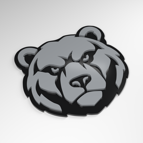 Grizzly Bear 3D Acryl Auto Embleem
