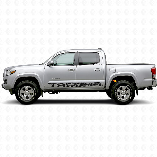Tacoma Lettering Zijvinyl Decal Kit voor Toyota Tacoma 2014-2016