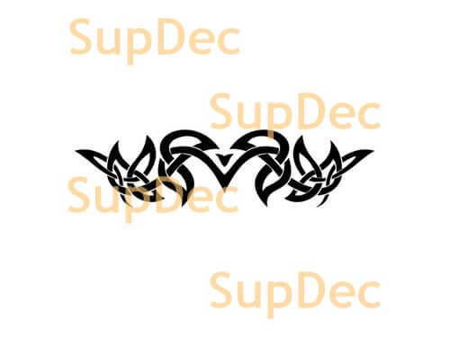 Verweven Tribal Embleem Vinyl Sticker Voor Auto's