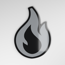Flame 3D Acryl Autoschild_4