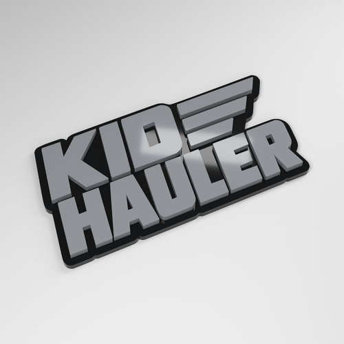Kid Hauler 3D Acryl Auto Embleem_1