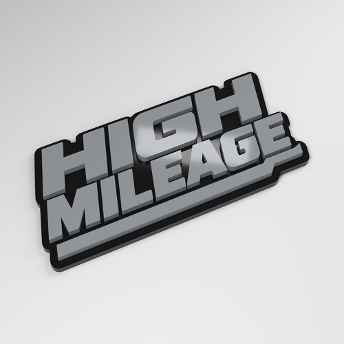 Hoge Kilometerstand 3D Acryl Auto Embleem