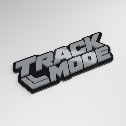 Track Mode 3D Acryl Auto Embleem