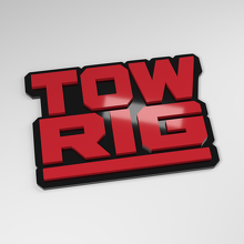 Tow Rig 3D acryl auto-embleem_3