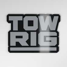 Tow Rig 3D acryl auto-embleem_4