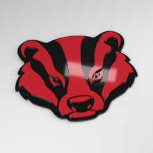 Badger 3D Acryl Autoschild_3