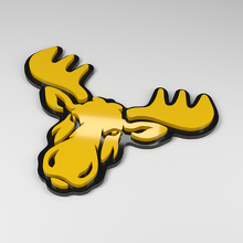 Moose 3D Acryl Auto Embleem_2