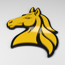 Horse 3D Acryl Auto Embleem_2