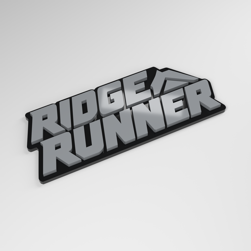 Ridge Runner 3D Acryl Auto Embleem_1