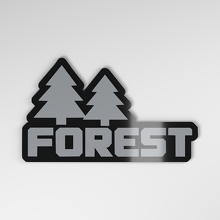 Forest 3D Acryl Auto Embleem_4