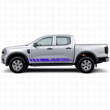 Aangepaste zijstreep vinylsticker voor Musclecar Truck 2017_2