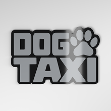 Dog Taxi 3D Acryl Auto Embleem_4