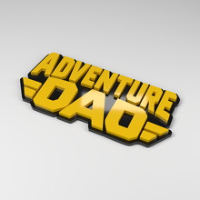 Adventure Dad 3D acryl auto-badge_2