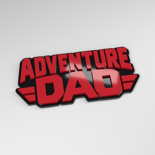 Adventure Dad 3D acryl auto-badge_3