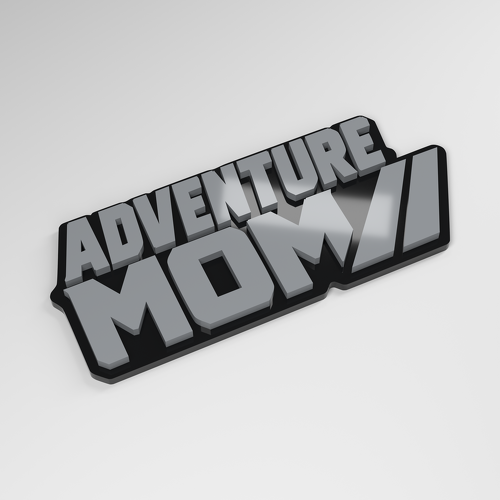 Adventure Mom 3D Acryl Auto Embleem