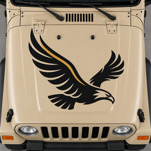 Sport TJ Banking Eagle Motorkap Vinyl Decal Sticker voor Jeep Wrangler 2006_2