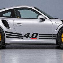 Flat Six Flow GT3 RS zijvinylsticker voor Porsche 911 2016_2