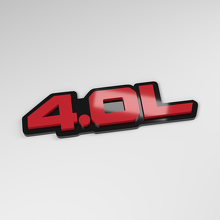 4.0L 3D Acryl Auto Embleem_3