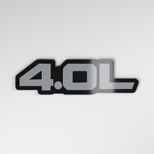4.0L 3D Acryl Auto Embleem_4