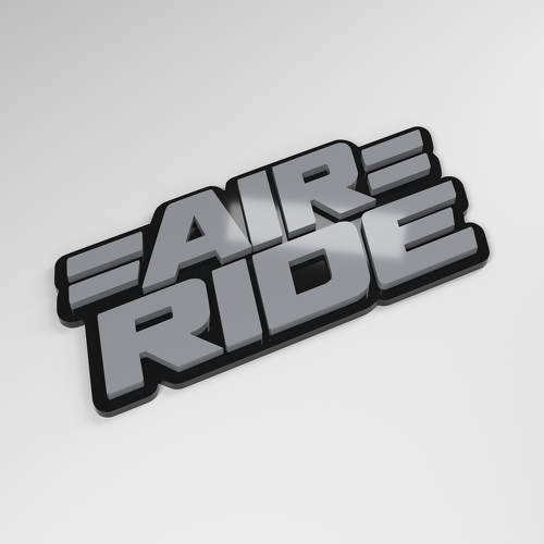 Air Ride 3D acryl auto-embleem_1