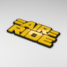 Air Ride 3D acryl auto-embleem_2