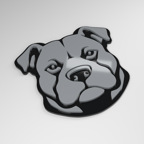 Pit Bull 3D Acryl Auto Embleem
