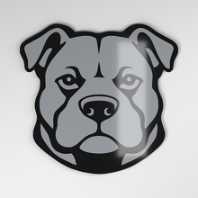 Pit Bull 3D Acryl Auto Embleem_4