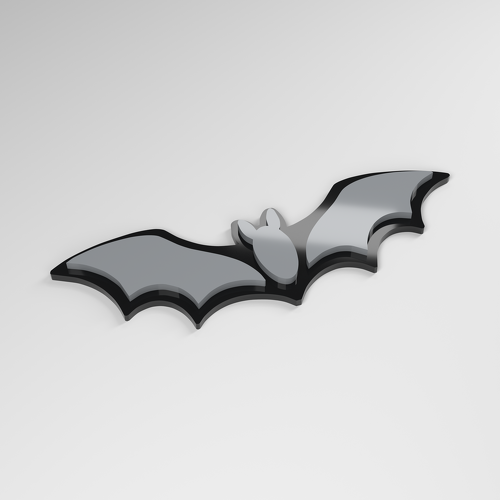 Bat 3D Acryl Auto Embleem_1