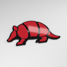 Armadillo 3D Acryl Auto Embleem_3