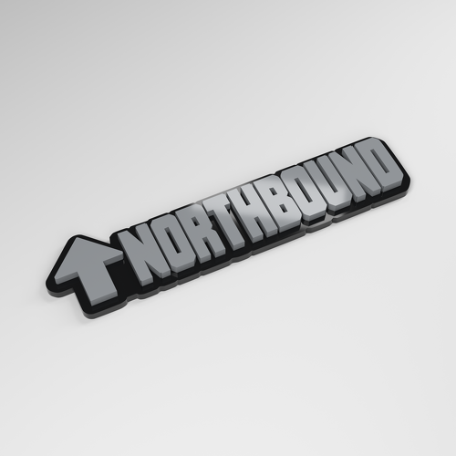 Noordwaarts 3D Acryl Autoschild_1