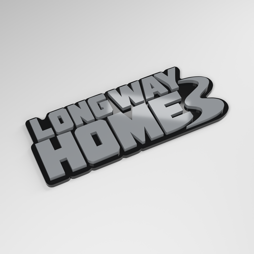 Long Way Home 3D acryl autodecal_1