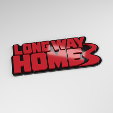 Long Way Home 3D acryl autodecal_3