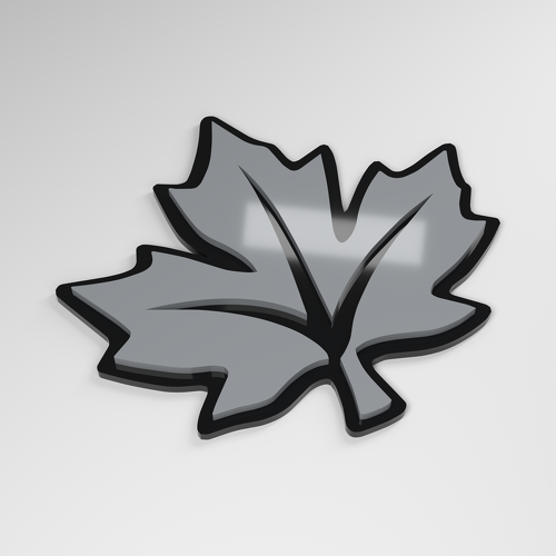 Maple Leaf 3D Acryl Auto Embleem