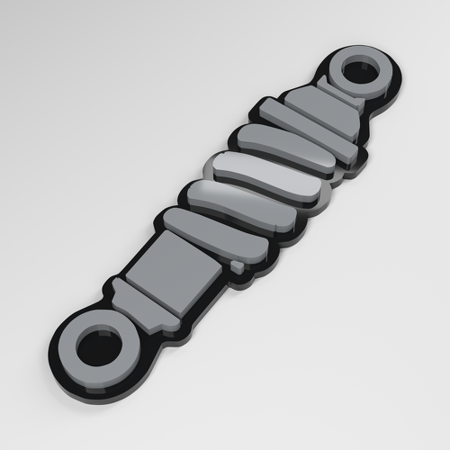 Coilover 3D acryl auto embleem