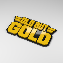 Oud maar Goud 3D Acryl Autobadge_2