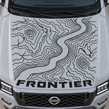 Rivercut SV motorkap vinyl decal sticker voor Nissan Frontier 2022_2