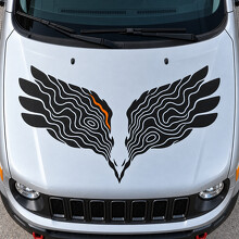 Hawk Ravine Trailhawk Motorkap Vinyl Decal Sticker voor Jeep Renegade Trailhawk BU 2015–2018_2