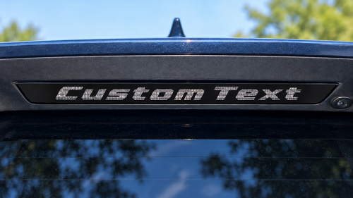 Aangepaste Tekst Letters Vinyl Decal Sticker voor Ford Explorer Achterruit Vinyl Decal Sticker voor Ford Explorer