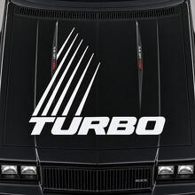 Turbo Rails Strepen Motorkap Vinyl Decal Sticker voor Buick Regal Grand National G-Body 1984–1987_2