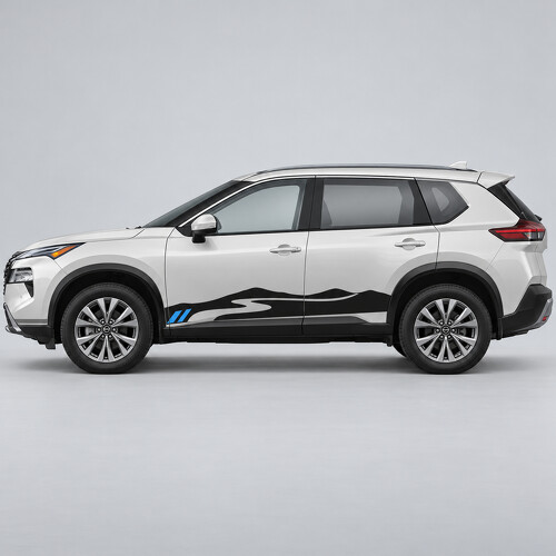 Ridge Road zijdeur vinyl decal sticker voor Nissan Rogue SV AWD T33 2021–2023